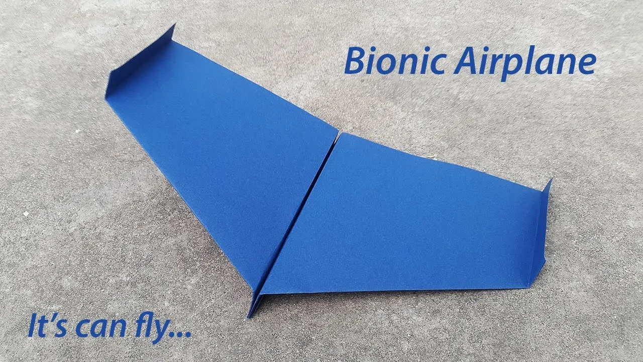 Making Paper Aircraft - Paper Airplane - Bionic Paper Planes