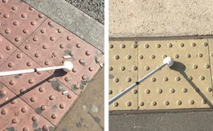 Woman Educates People On Barriers Blind Individuals Experience By Sharing Some Key Information On Tactile Paving