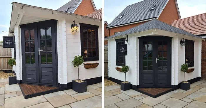 This Couple Builds A Mini Pub In A Garden, Stuns People With Its Handmade Interior