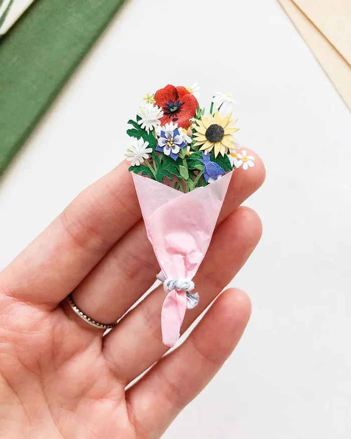 Paper Artist Tania Lissova Is Winning Hearts With Her Tiny Hand-cut Paper Plants (30 Pics)