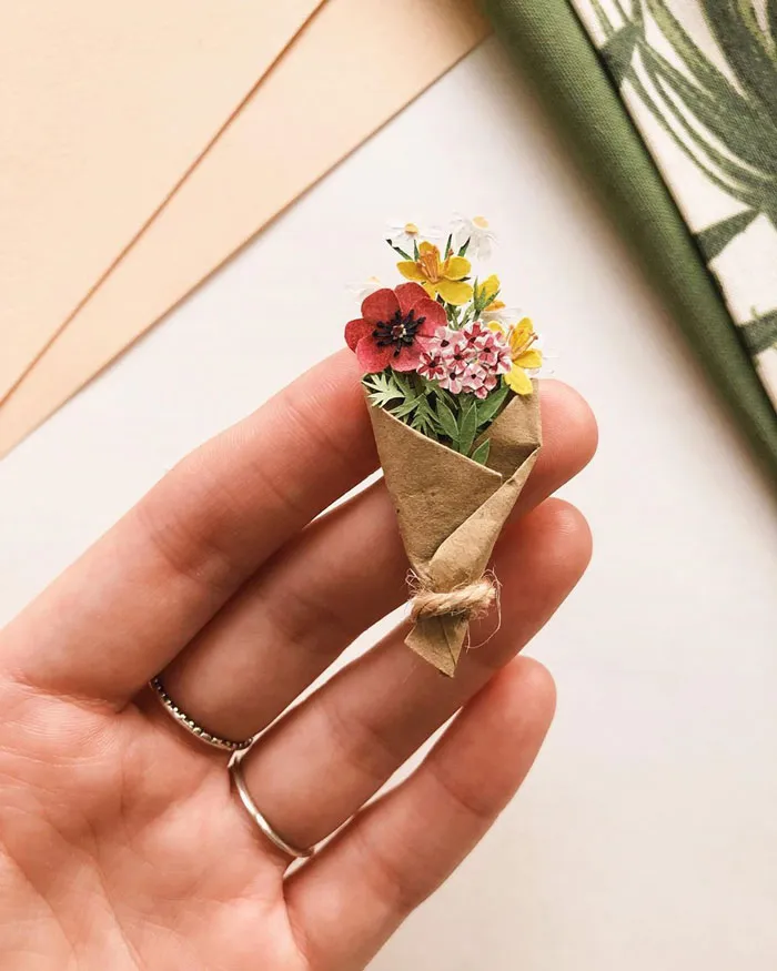 Paper Artist Tania Lissova Is Winning Hearts With Her Tiny Hand-cut Paper Plants (30 Pics)