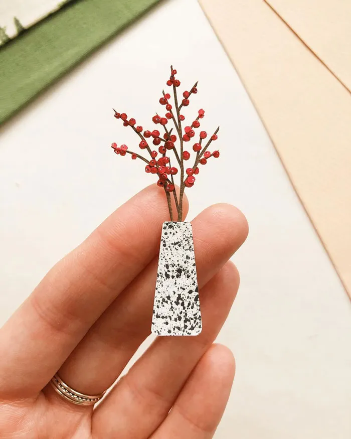 Paper Artist Tania Lissova Is Winning Hearts With Her Tiny Hand-cut Paper Plants (30 Pics)