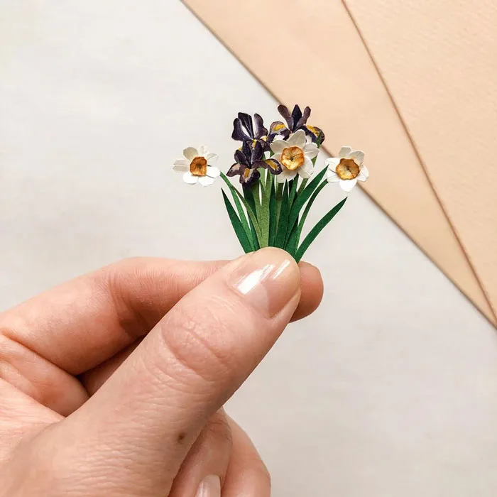 Paper Artist Tania Lissova Is Winning Hearts With Her Tiny Hand-cut Paper Plants (30 Pics)