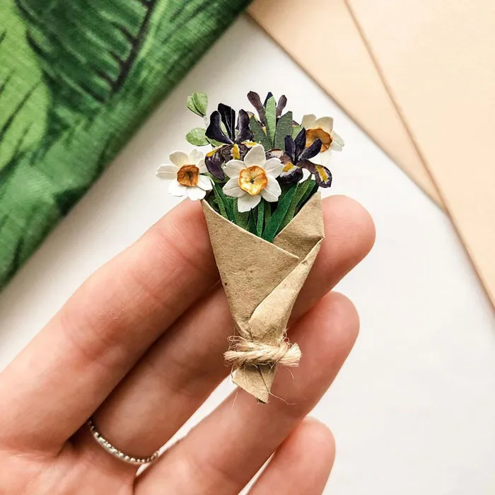 Paper Artist Tania Lissova Is Winning Hearts With Her Tiny Hand-cut Paper Plants (30 Pics)