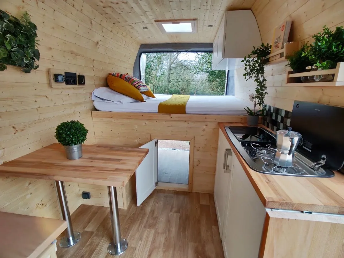 Beautiful Van Conversion Designed To Connect You To Nature Wherever You Decide To Park Up.