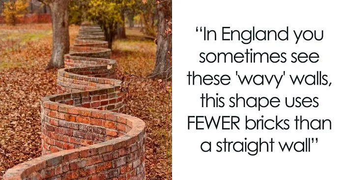 15 Pics Of Wavy Crinkle Crankle Garden Walls That Take Fewer Bricks To Build Than Straight Ones