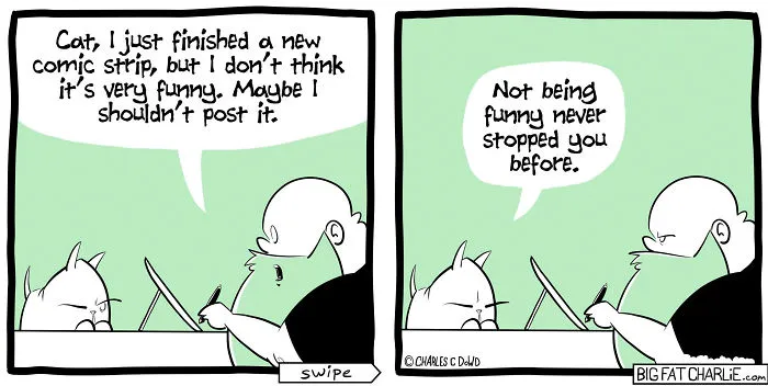 My 40 Fun Comics About My Daily Struggles As A Fat Man