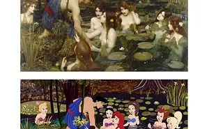 Artist Reimagines 21 Famous Paintings With Disney Characters
