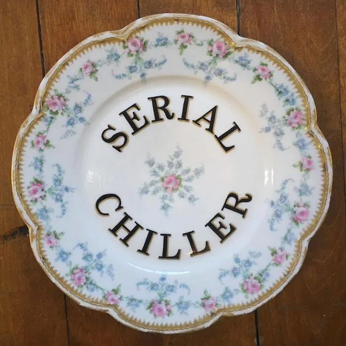 Thrifted Vintage Plates Made Irreverent With Typography By Marie-Claude Marquis (62 Pics)