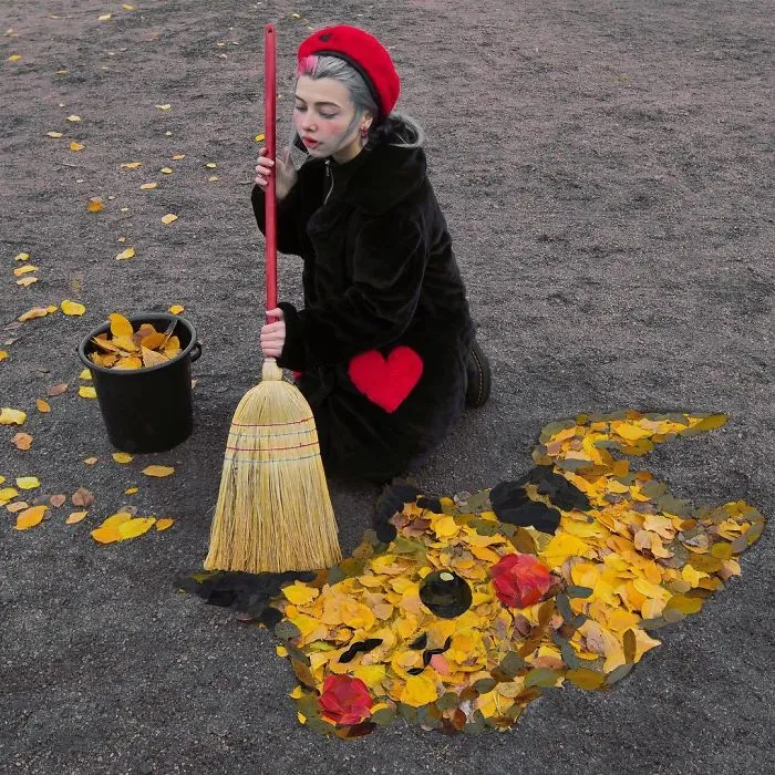 Russian Artist Gained 4.5M Followers By Taking Bizarre And Thought-Provoking Photos (35 Pics)
