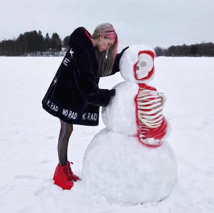 Russian Artist Gained 4.5M Followers By Taking Bizarre And Thought-Provoking Photos