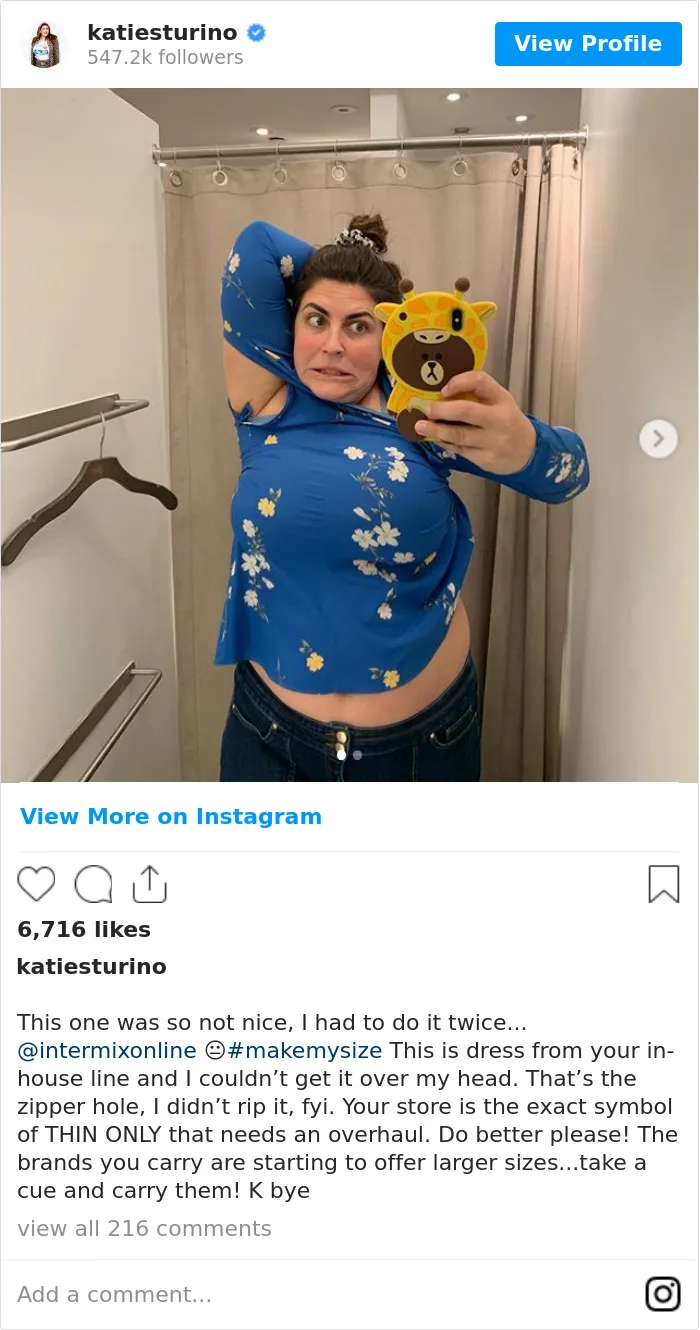 Woman Starts A 'Make My Size' Movement To Remind Companies That Women Come In Different Sizes (25 Pics)