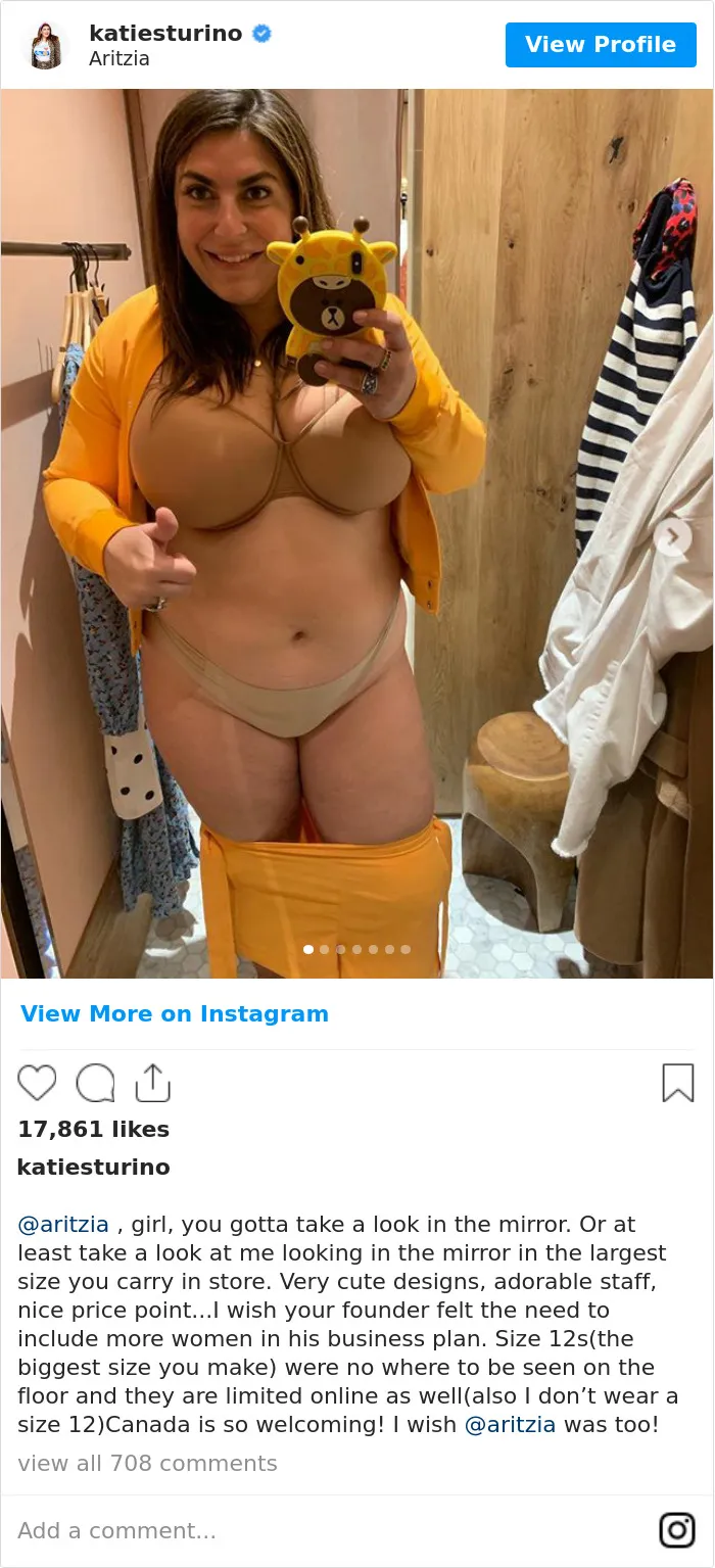 Woman Starts A 'Make My Size' Movement To Remind Companies That Women Come In Different Sizes (25 Pics)