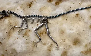 Artist Spent 200 Hours Creating Incredible 3D Dinosaur Fossil From Old Recycled Tech