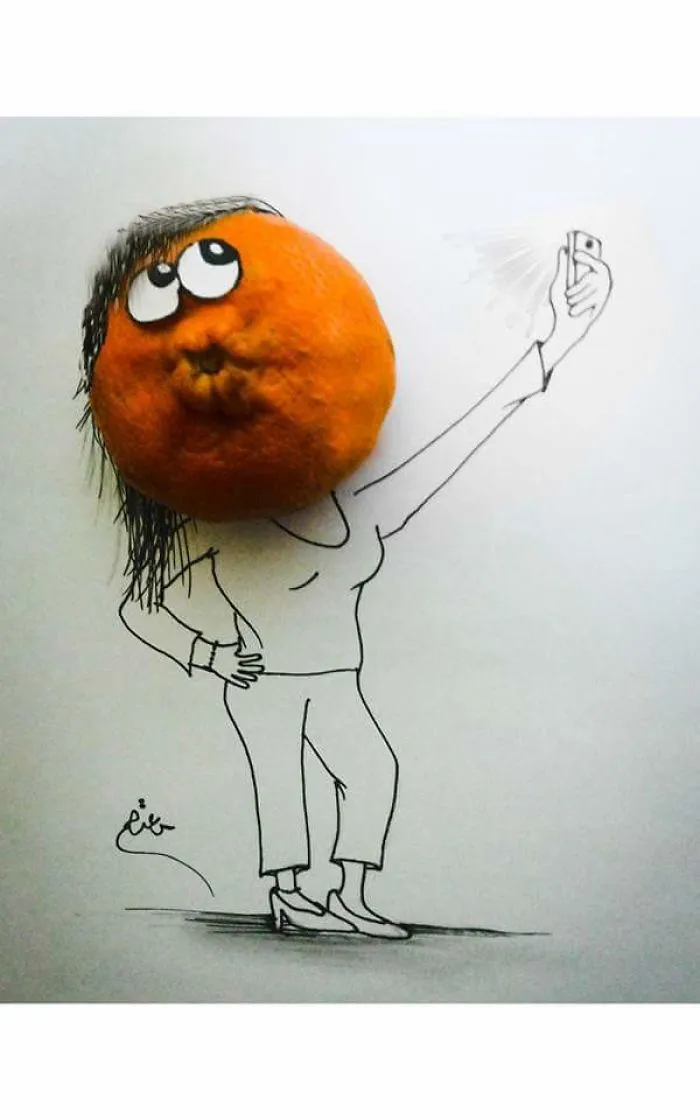 I Create Cartoon Drawings That Interact With Their Surroundings