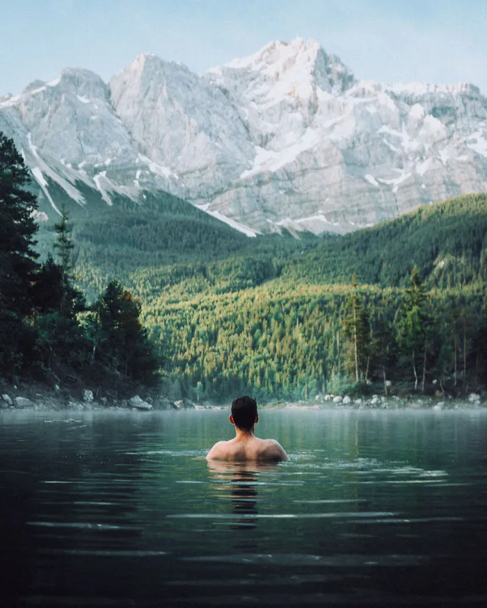 Morning Lake Dip
