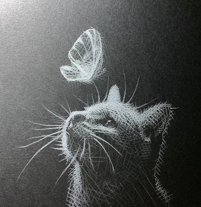 I Add White Light On Black Paper Instead Of Shadows (37 Pics)