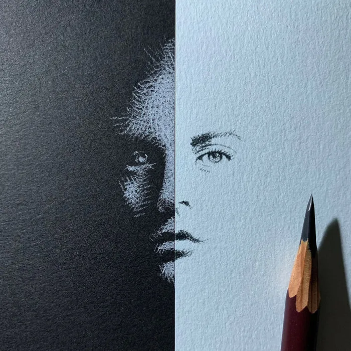I Add White Light On Black Paper Instead Of Shadows (37 Pics)