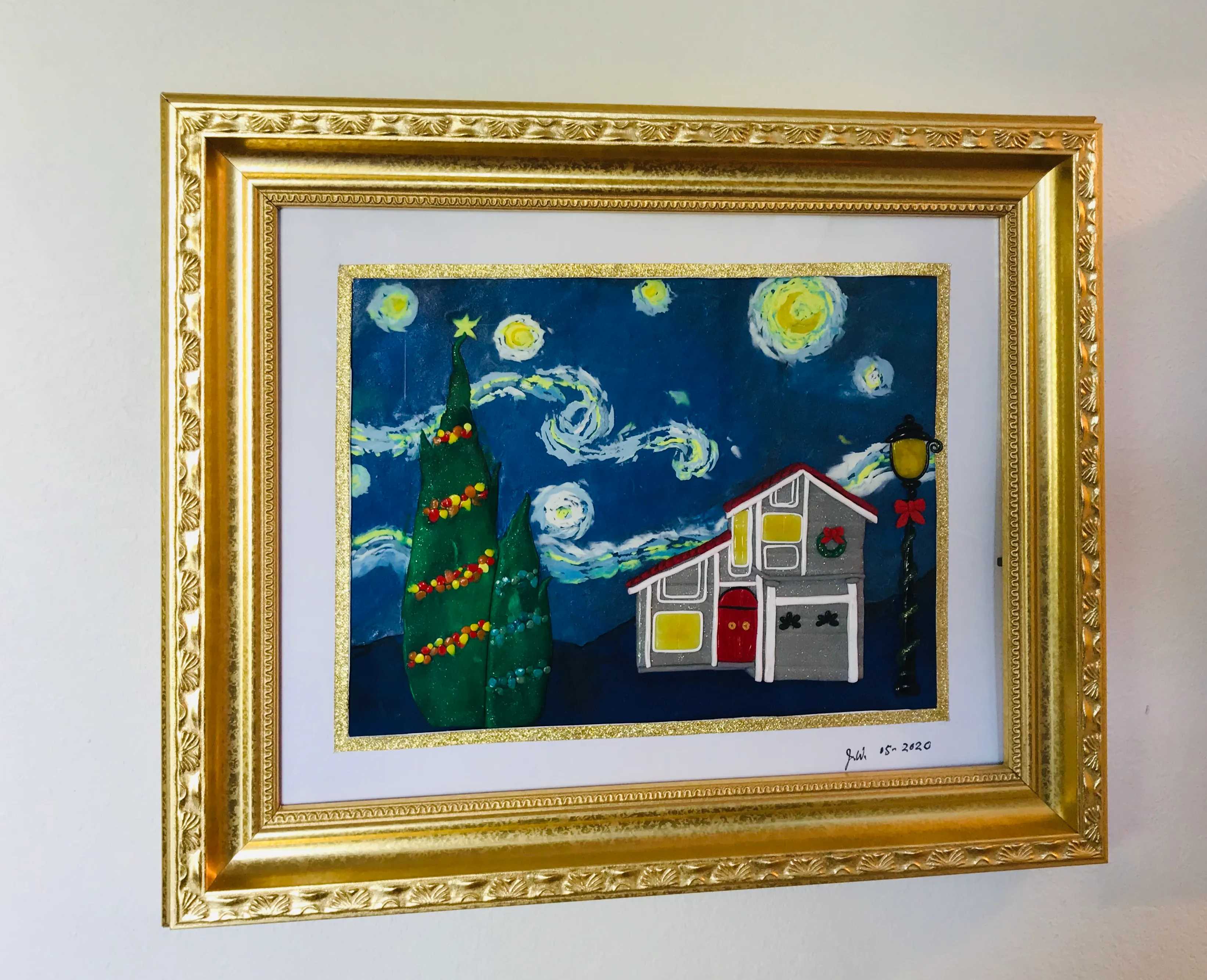 Our House Under The Starry Night