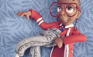 I Made A Miniature Steve Urkel In Polymer Clay