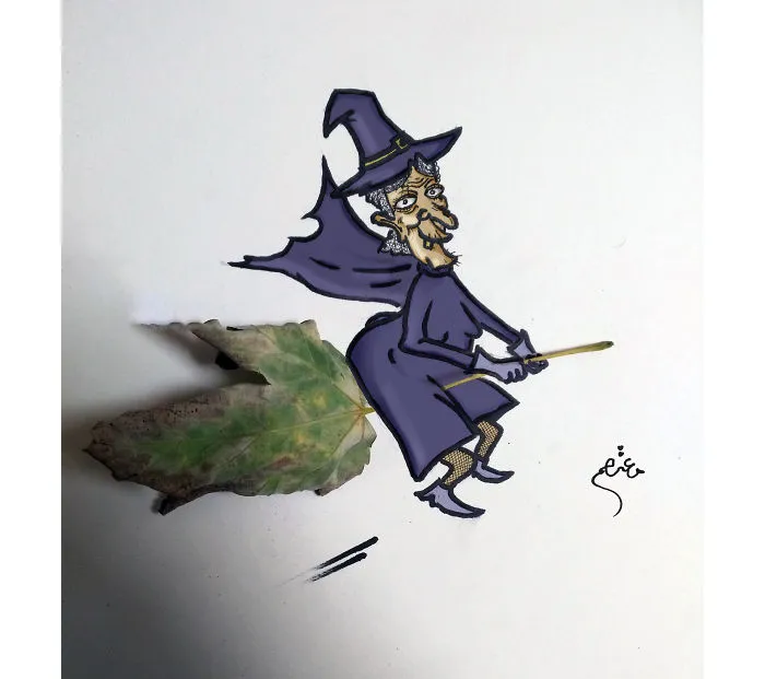 I Create Cartoon Drawings That Interact With Their Surroundings