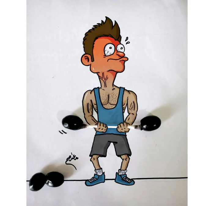 I Create Cartoon Drawings That Interact With Their Surroundings