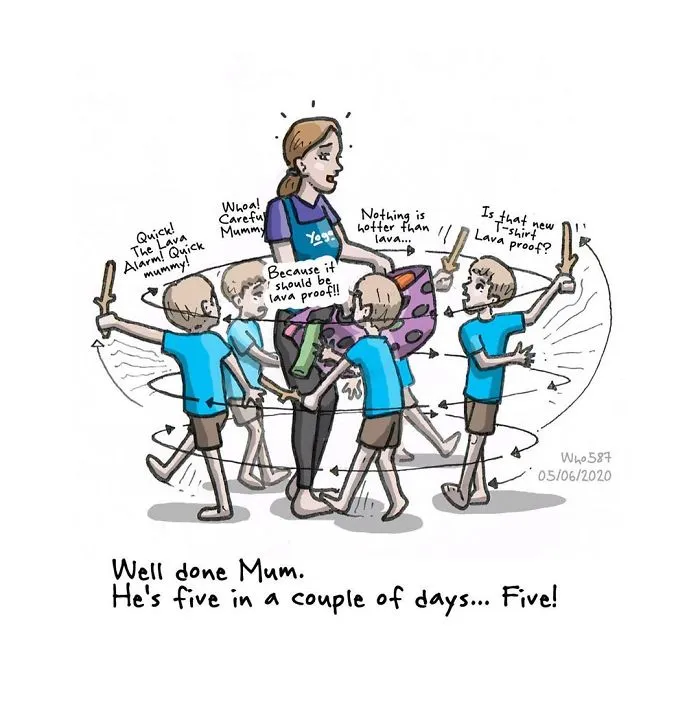 My 64 Comics About Parenting And Life That I Drew Each Day During The Lockdown