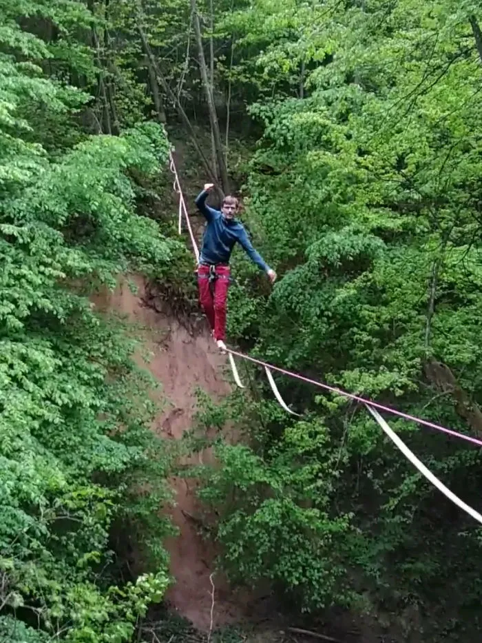 Midline In Vilnius. Length 45meters. Height ~15meters