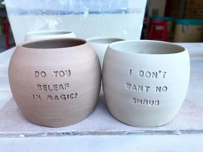 I Handmade Ceramic Planters With Witty Puns (29 New Pics)