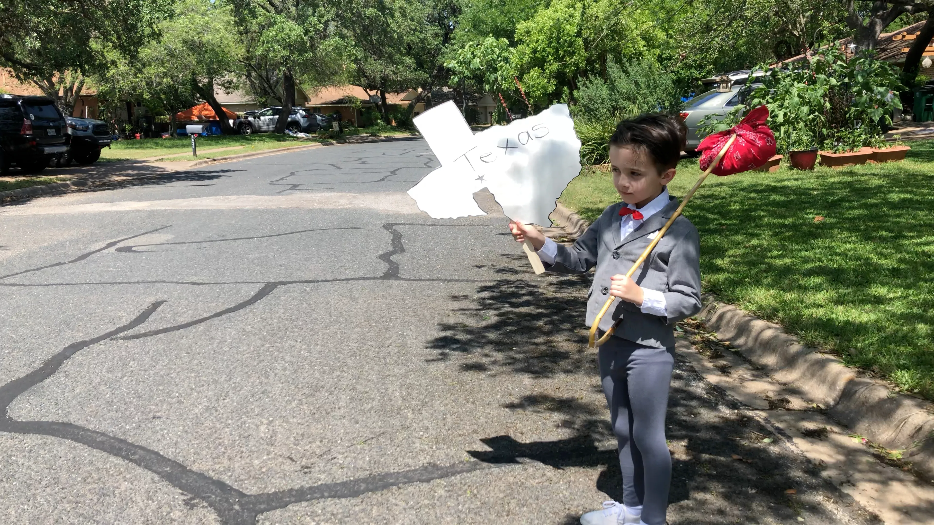 Kid Recreates Peewee's Big Adventure During Covid & Peewee Loves It!