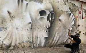 French Artist’s Realistic Graffiti Art That Seems To Jump Off The Wall (30 Pics)