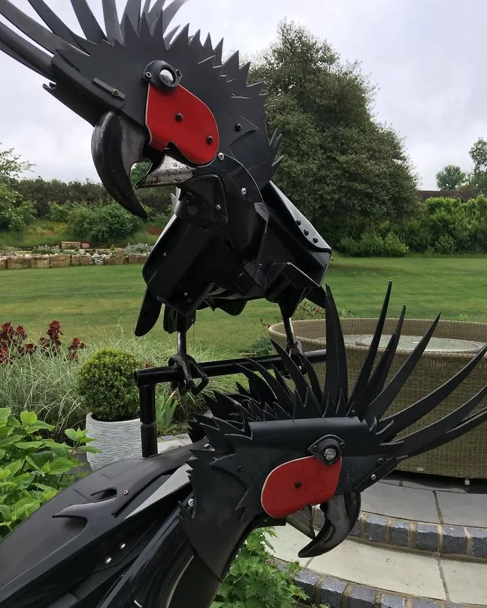 This Artist Turns Old Parts Into Beautiful Sculptures Of Animals (50 New Pics)
