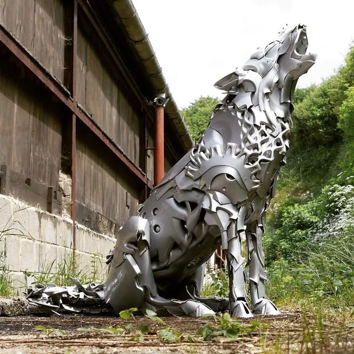 This Artist Turns Old Parts Into Beautiful Sculptures Of Animals (50 New Pics)