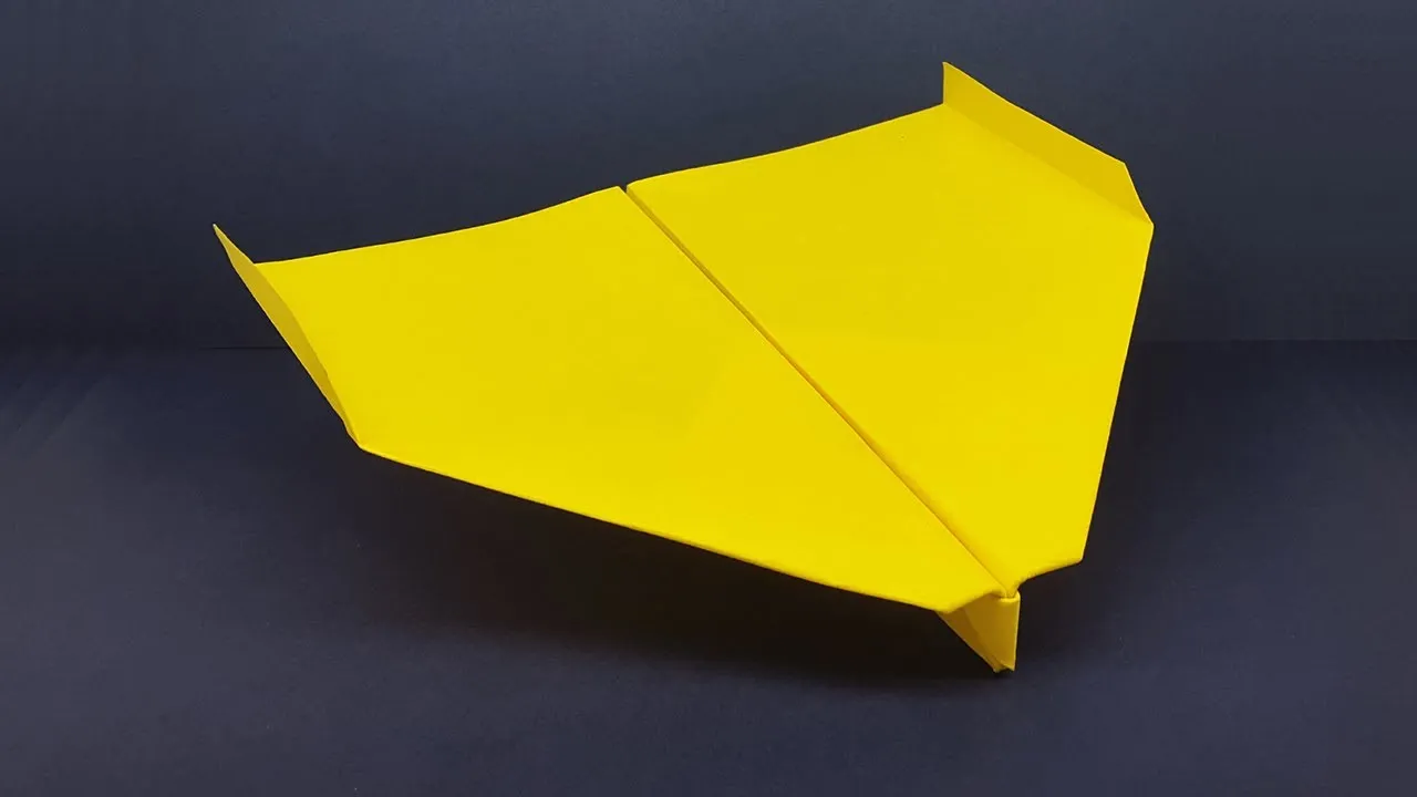 Sky King Paper Airplane (World Record 2009) - How To Fold Paper Plane Easy