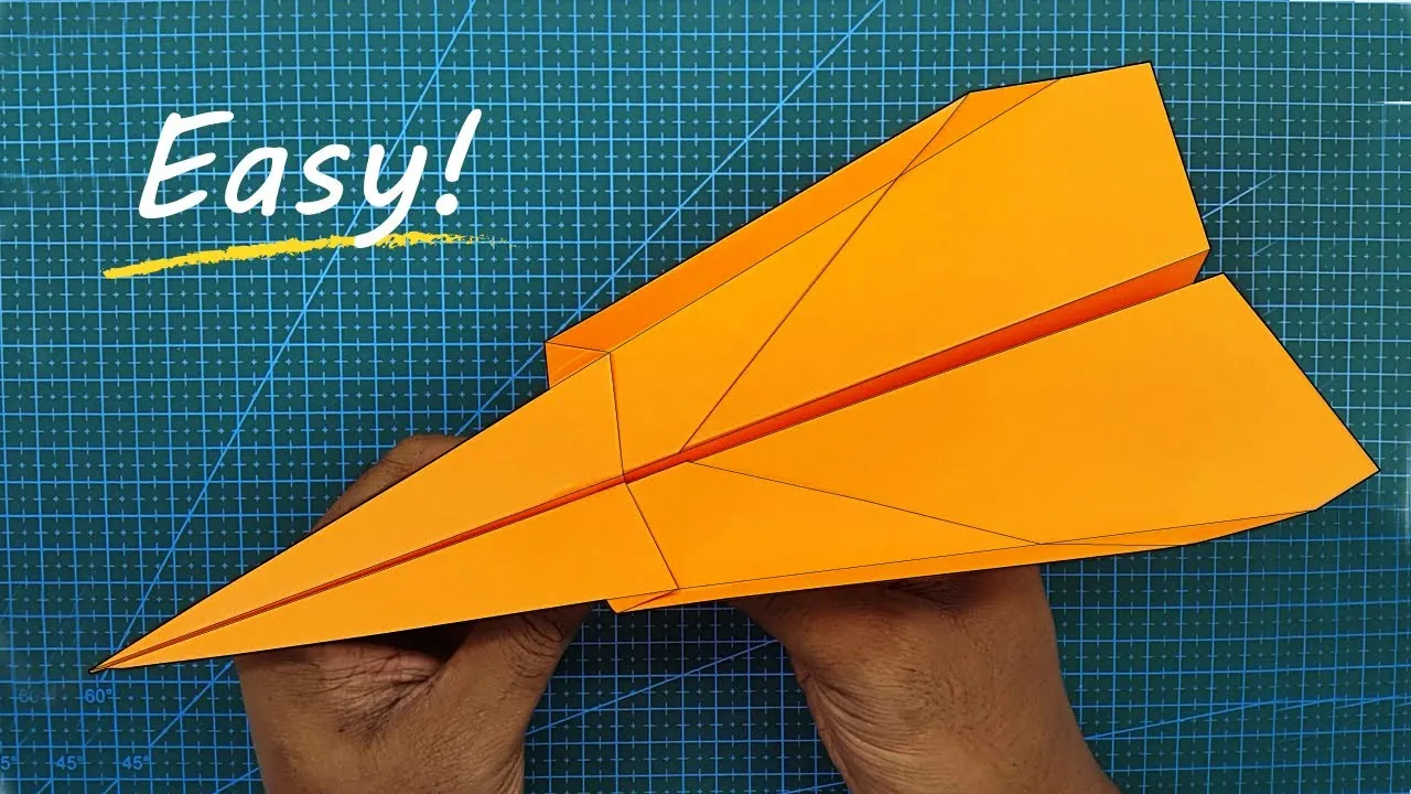 Paper Plane That Flies For A Long Time