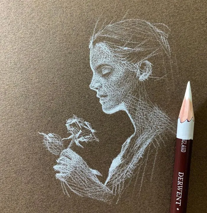 When White Pencil Meets Black Paper…