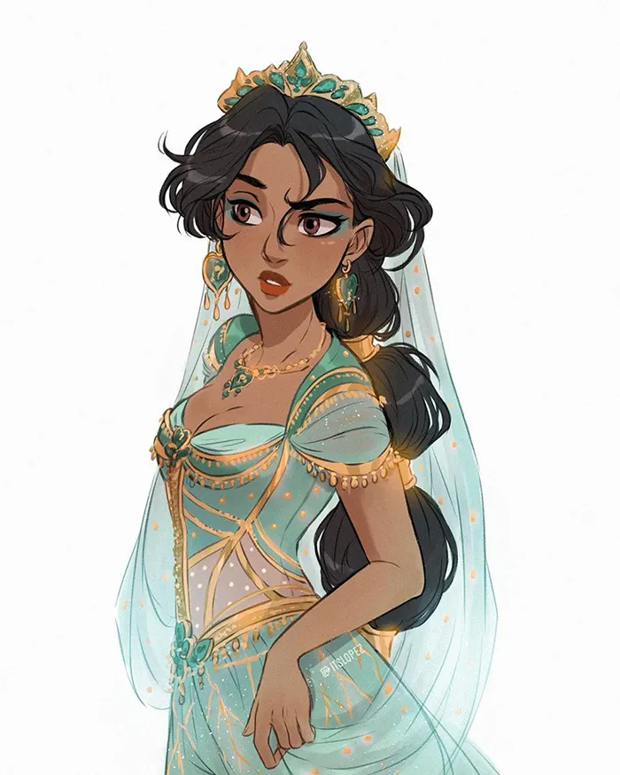 40 Disney Heroines Like We've Never Seen Them Before