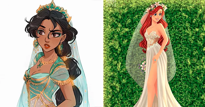 40 Disney Heroines Like We've Never Seen Them Before