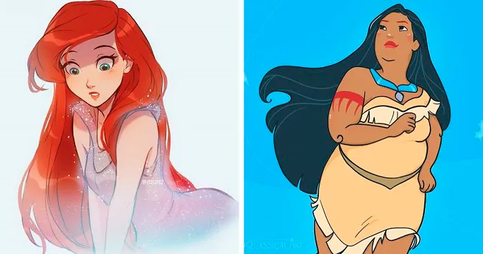 40 Disney Heroines Like We've Never Seen Them Before