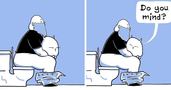 My 40 Fun Comics About My Daily Struggles As A Fat Man