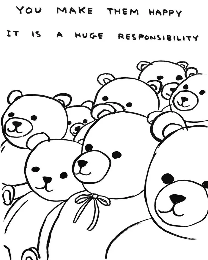 British Artist David Shrigley Shows Off His Dark Sense Of Humor In 44 Brilliant Illustrations