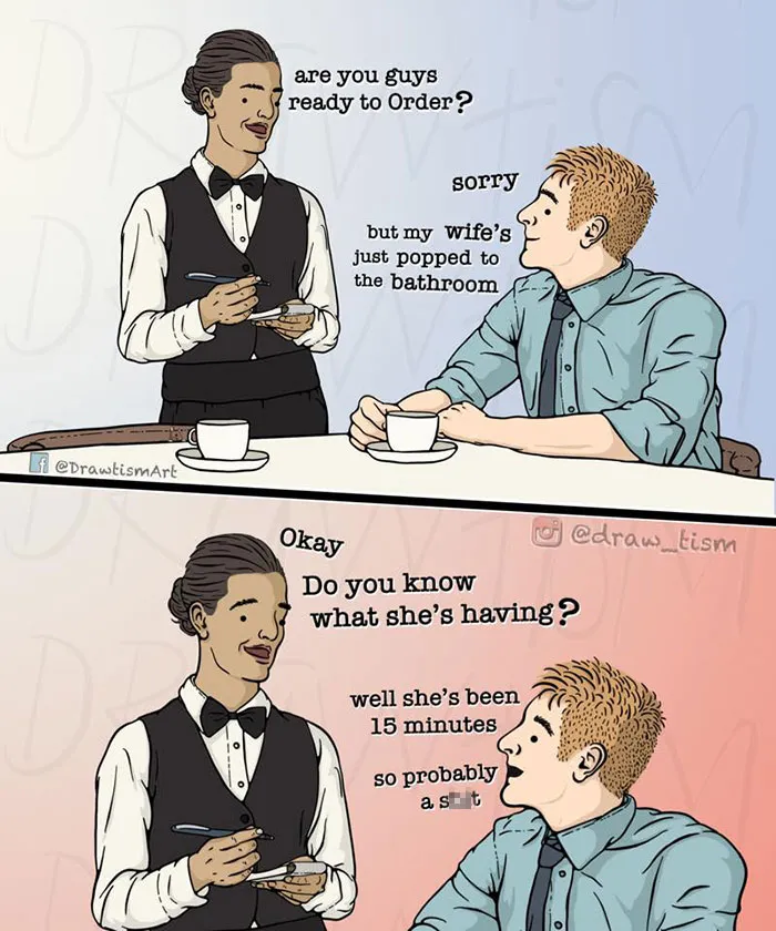35 Unapologetic Illustrations By Drawtism That Poke Fun At Everyday Life