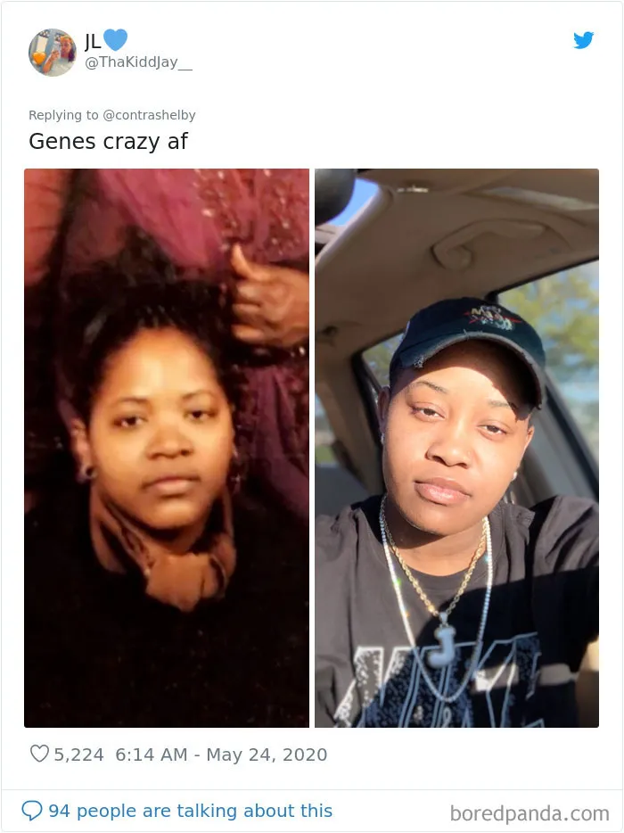 People Are Sharing Pics Of How Their Genes Seemed To Just Hit Copy-Paste (40 Tweets)