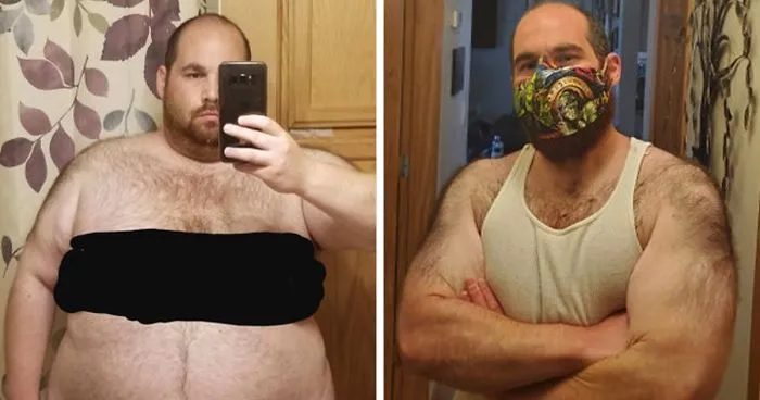 Couple Shares Before-And-After Photos Of Their Amazing Weight Transformation
