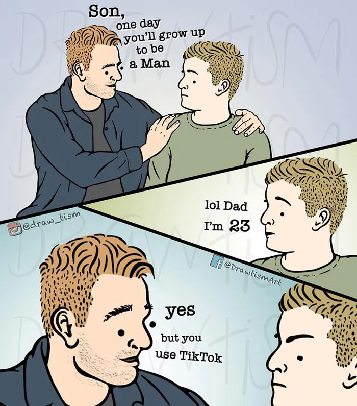35 Unapologetic Illustrations By Drawtism That Poke Fun At Everyday Life