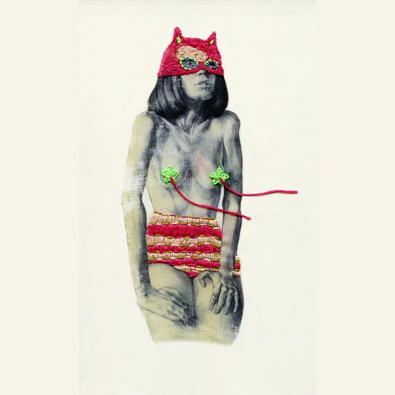 Embroidery On A Chamo Illustration By Amaia Arrazola