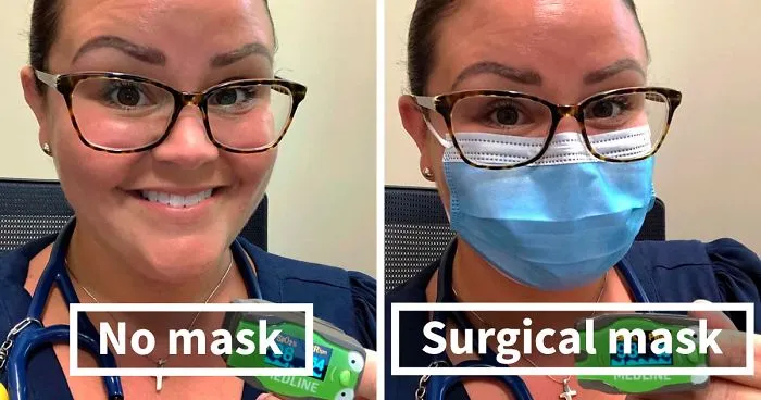 Doctor Demonstrates What Happens When You Wear Different Masks