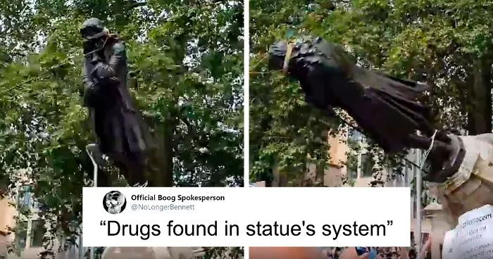 35 Tweets Mocking And Victim-Blaming The Pulled-Down Statue Of Slave Trader In Bristol