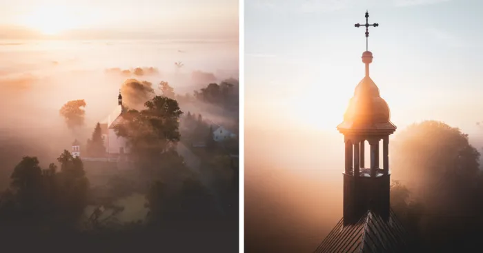 I Captured An Amazing View After Flying Through The Fog