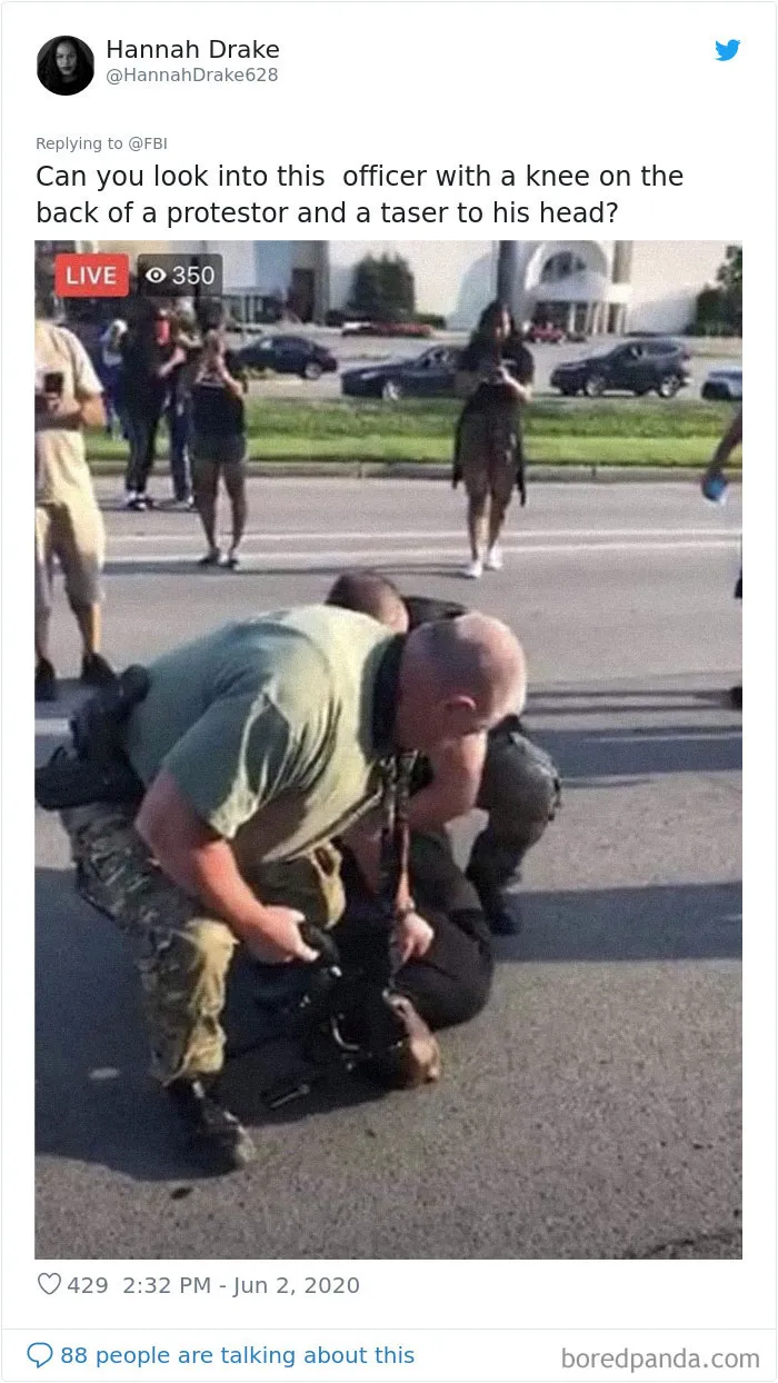 FBI Asks People To Send Evidence Of Violence During Protests, Gets Videos And Pics Of Police Violence In Response